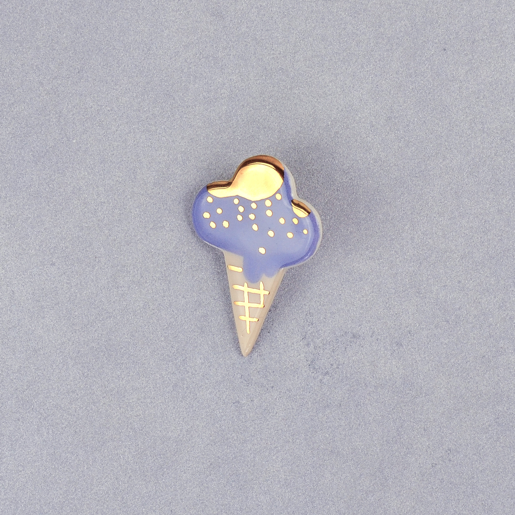 Broșă pin, Cornet de îngheţată - imagine 4