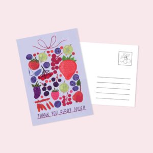 Carte poștală Thank You Berry Much